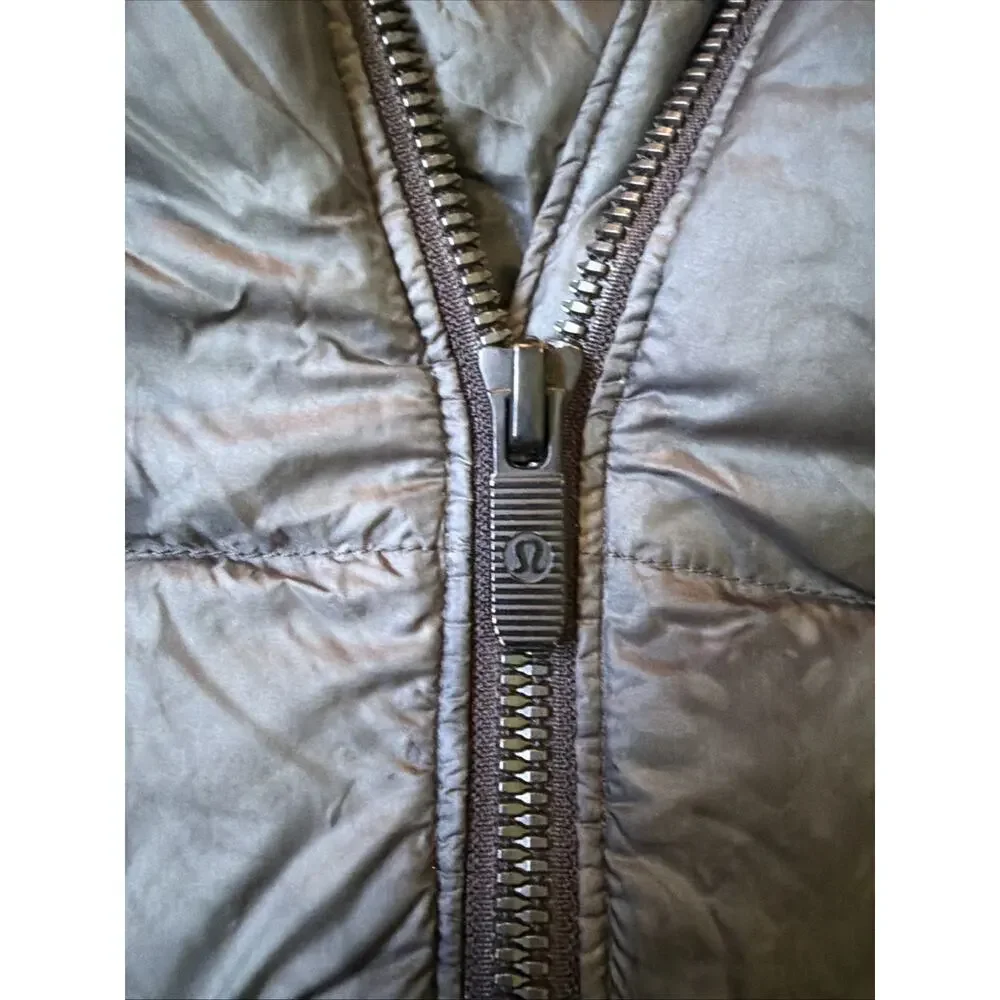 Lululemon Pack It Down Diamond Dye Hooded Vest Size 8